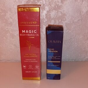 Bundle Of Two Magic Body Firming Oil and Olavita Liquid Solution Set